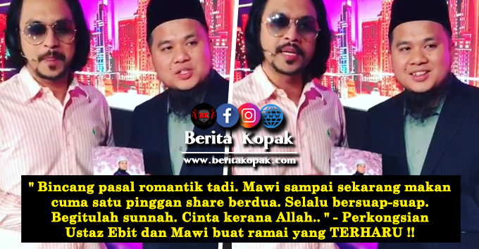 Bincang pasal romantik tadi. Mawi sampai sekarang makan 