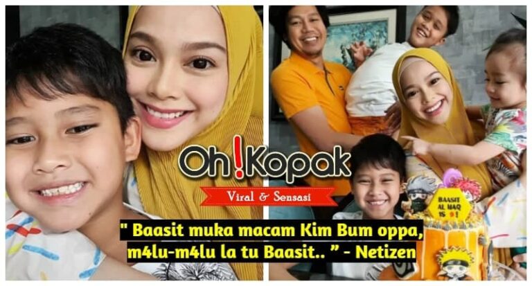 Baasit muka  macam Kim  Bum oppa m4lu m4lu la tu Baasit 